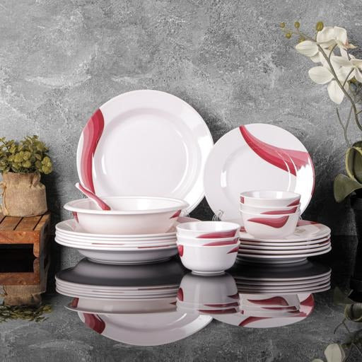 Opalware & melamine dinnerware