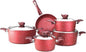 5-Piece Granite Nonstick Cookware Set with Glass Lids – Induction Compatible (Copy)