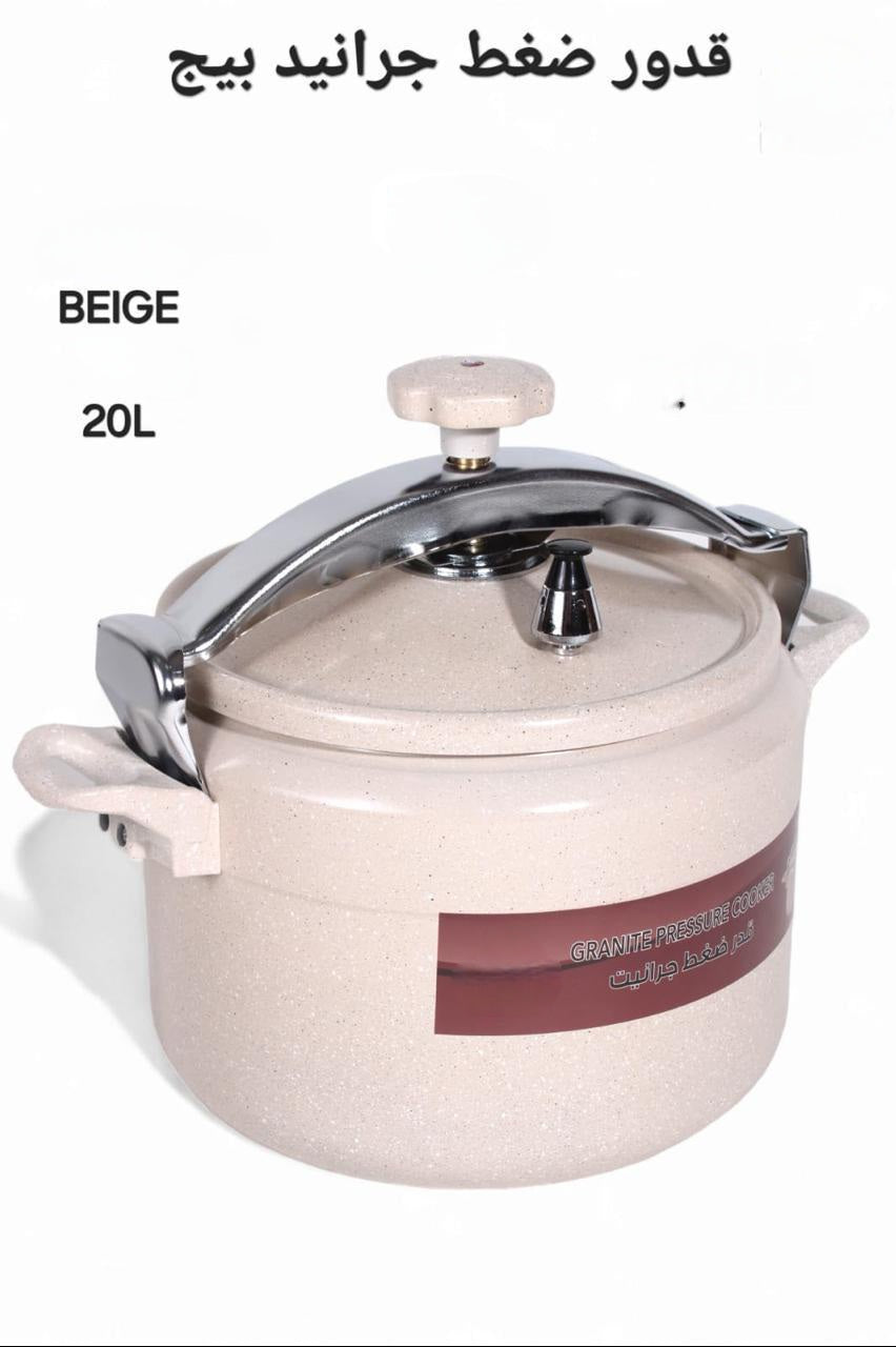 Heavy-Duty 20L Granite Pressure Cooker